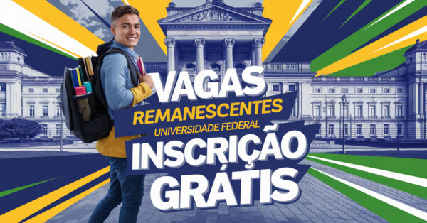 Universidade Federal oferece 357 vagas em cursos gratuitos para quem fez ENEM. Inscrições abertas de 8 a 13 de março. Não perca essa chance!