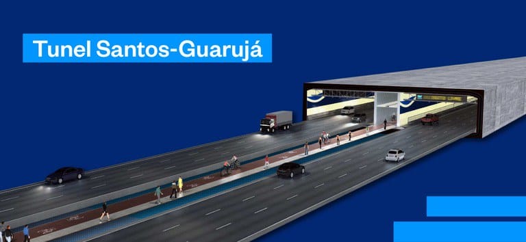 Túnel Santos-Guarujá, Túnel, Santos-Guarujá, Moradores