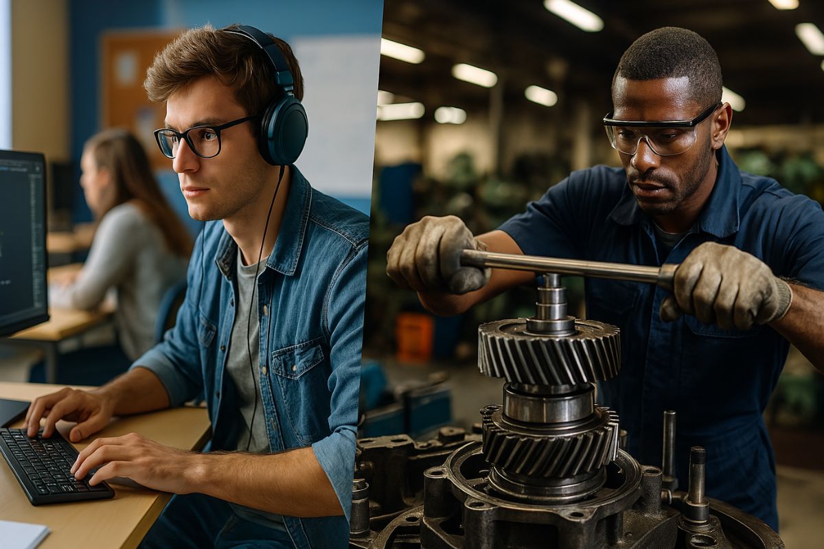 Colégio do ABC paulista abre vagas para cursos técnicos gratuitos em Informática e Mecânica com estrutura de ponta, alto índice de empregabilidade e salários até 32% maiores. Inscrições abertas até 15 de maio!