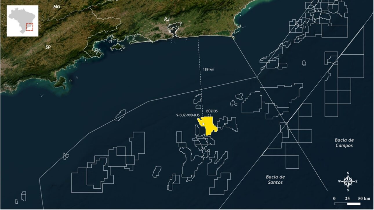 Petrobras confirmó la presencia de hidrocarburos en el pré-sal de la Cuenca de Campos, en el bloque Norte de Brava, a 105 km de la costa de Río de Janeiro. El descubrimiento refuerza el potencial exploratorio de la región y puede ampliar significativamente la producción futura de la compañía.