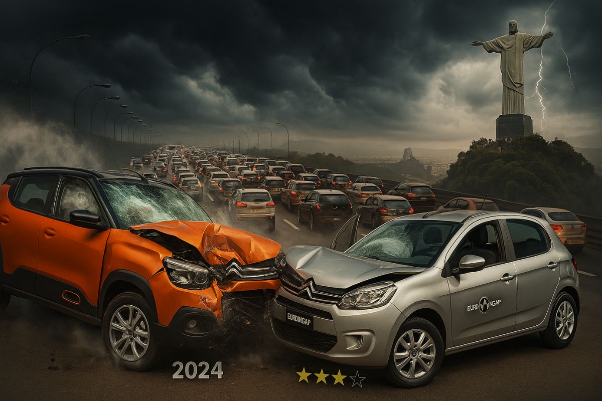 Carros no Brasil reprovam em segurança e expõem motoristas a riscos fatais
