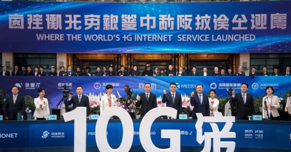 China ativa primeira internet 10G do mundo com velocidade para baixar filmes em segundos e revolucionar cidades inteligentes