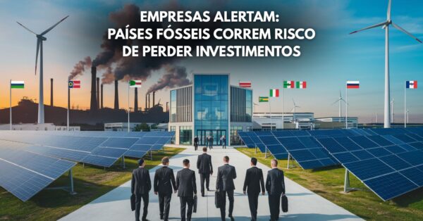 Companhias globais apostam em energia renovável e alertam que países ainda presos aos fósseis podem perder bilhões em investimentos