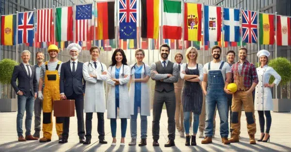 Conheça os países europeus com mais vagas de emprego e os setores com mais oportunidades de trabalho para estrangeiros 