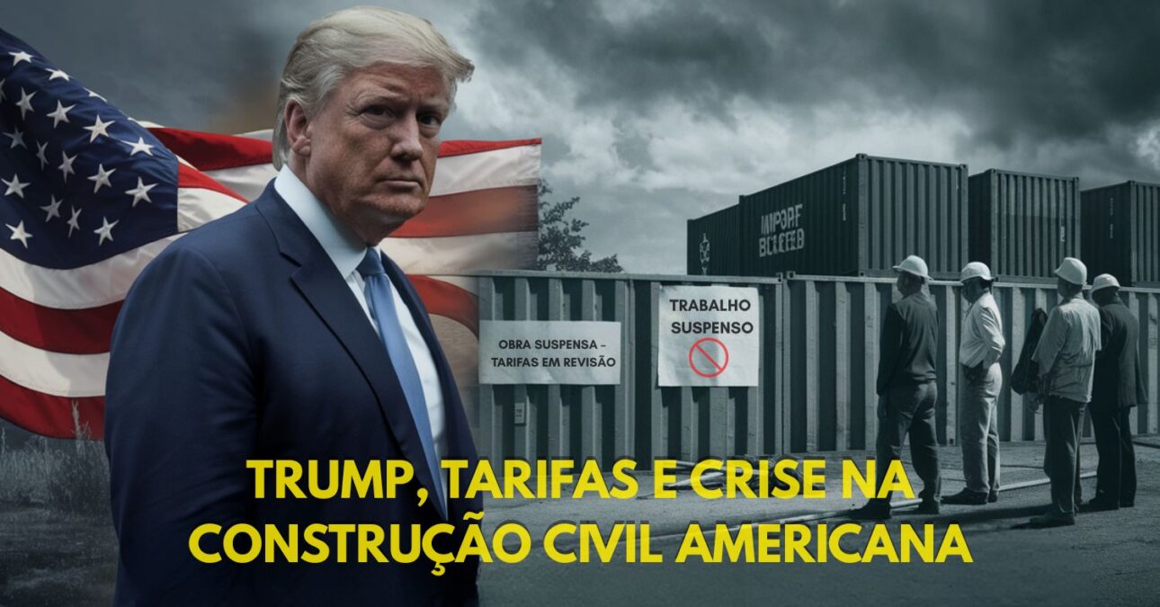Construção civil enfrenta incertezas nos EUA devido a impactos de políticas comerciais implementadas durante o governo Trump