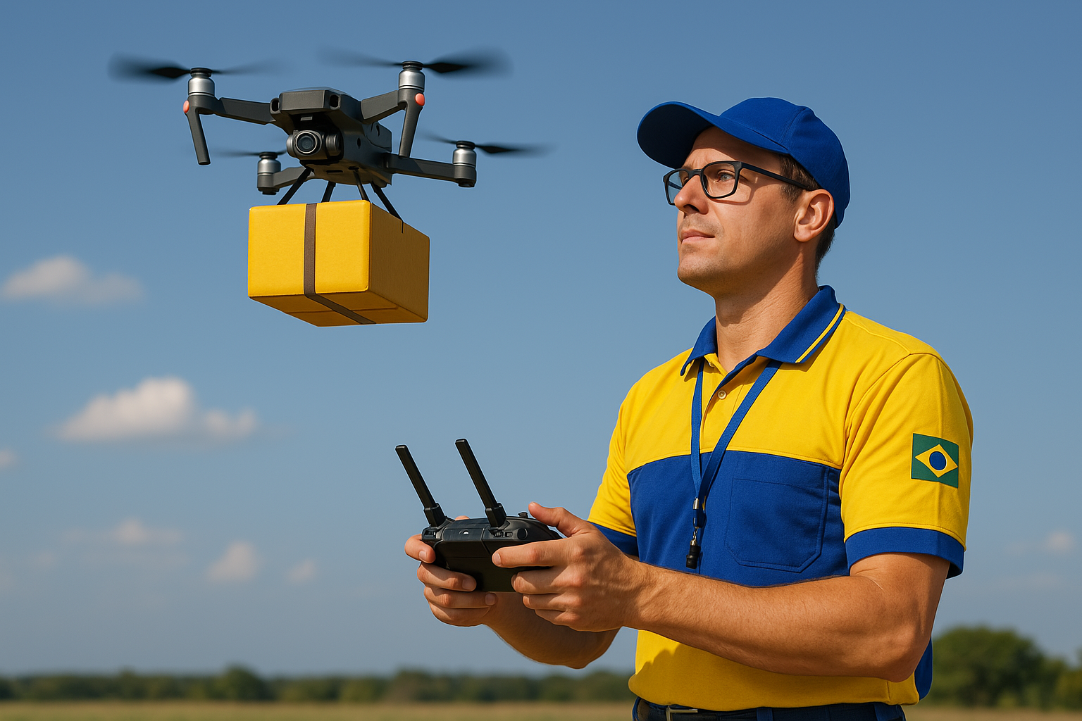 Entregas por drone viram realidade nos Correios em 2025