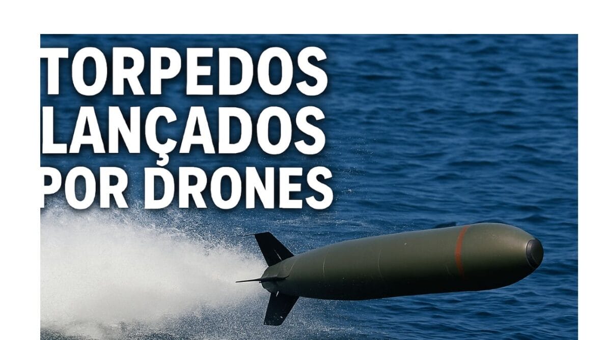 Estados Unidos lança o Copperhead-M, primeiro torpedo do mundo disparado por drone subaquático