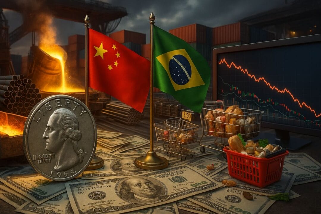 Guerra comercial pressiona Brasil: tarifas afetam aço, exportações e podem influenciar os preços no seu supermercado