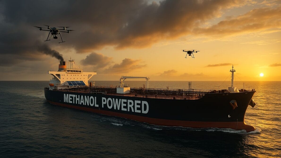 Japão constrói o maior petroleiro do mundo movido a metanol e acelera a transição energética nos mares