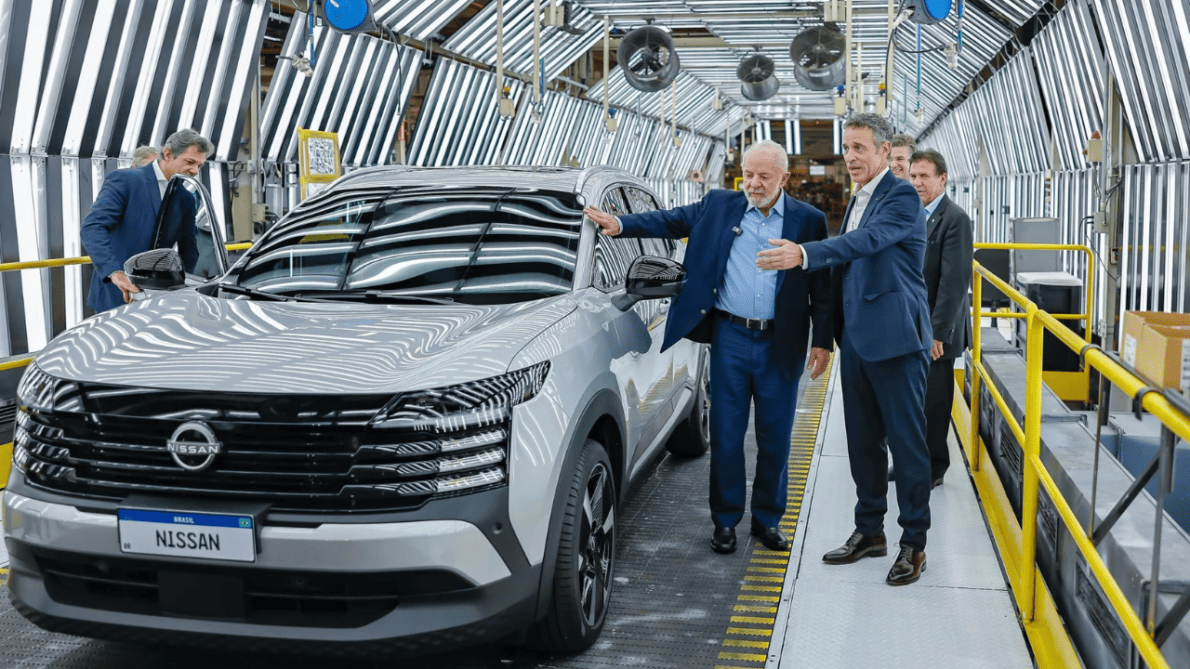 Lula estuvo presente en la presentación del Nissan Kicks 2026