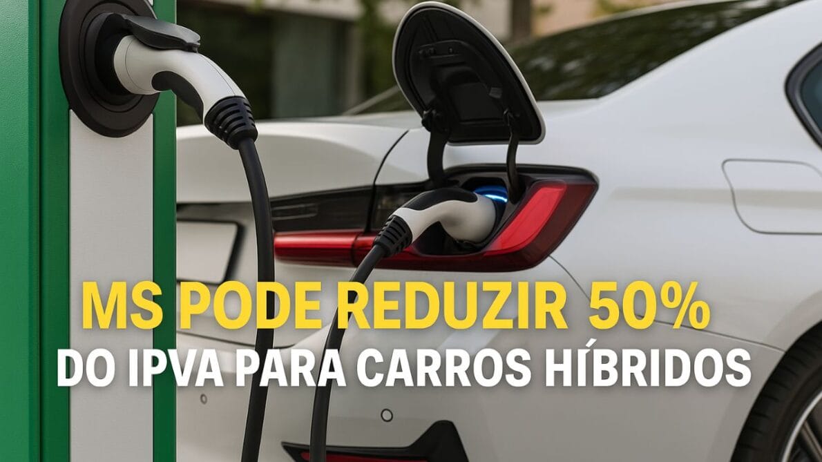 MS pode reduzir IPVA em 50% para carros híbridos com novo projeto de lei