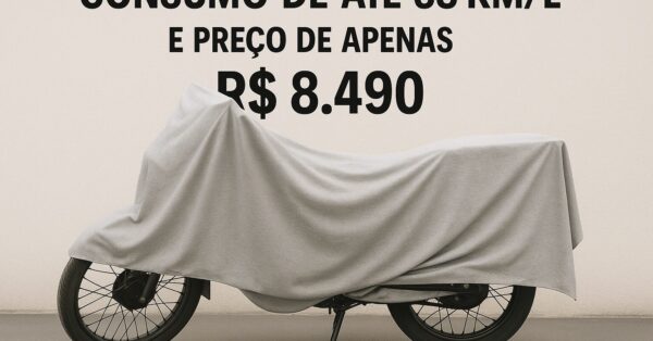 Moto 0 km da Shineray custa R$ 8.490 e pode fazer até 38 km com gasolina em ciclo urbano, segundo dados da fabricante