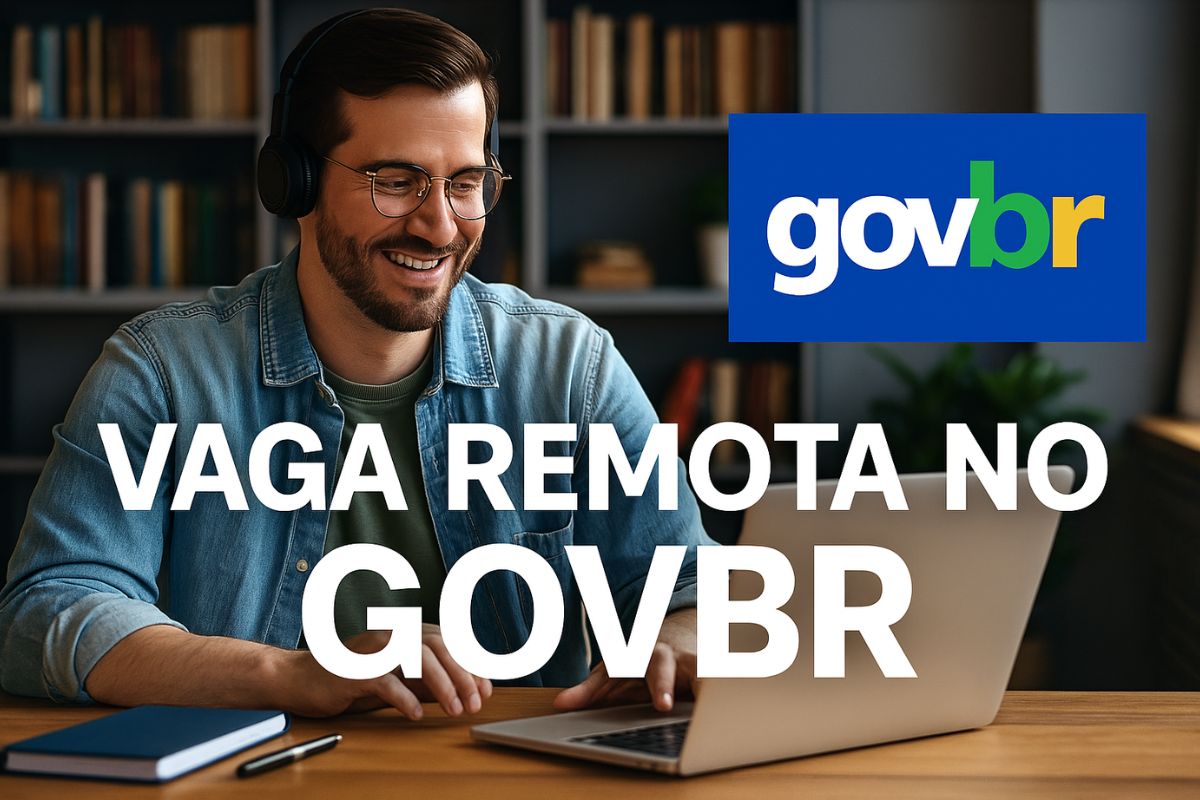 Vaga remota GOVBR para Analista de Suporte Jr oferece trabalho 100% home office, plano de saúde, bônus e folga do perrengue. Inscrições até 10 de maio.