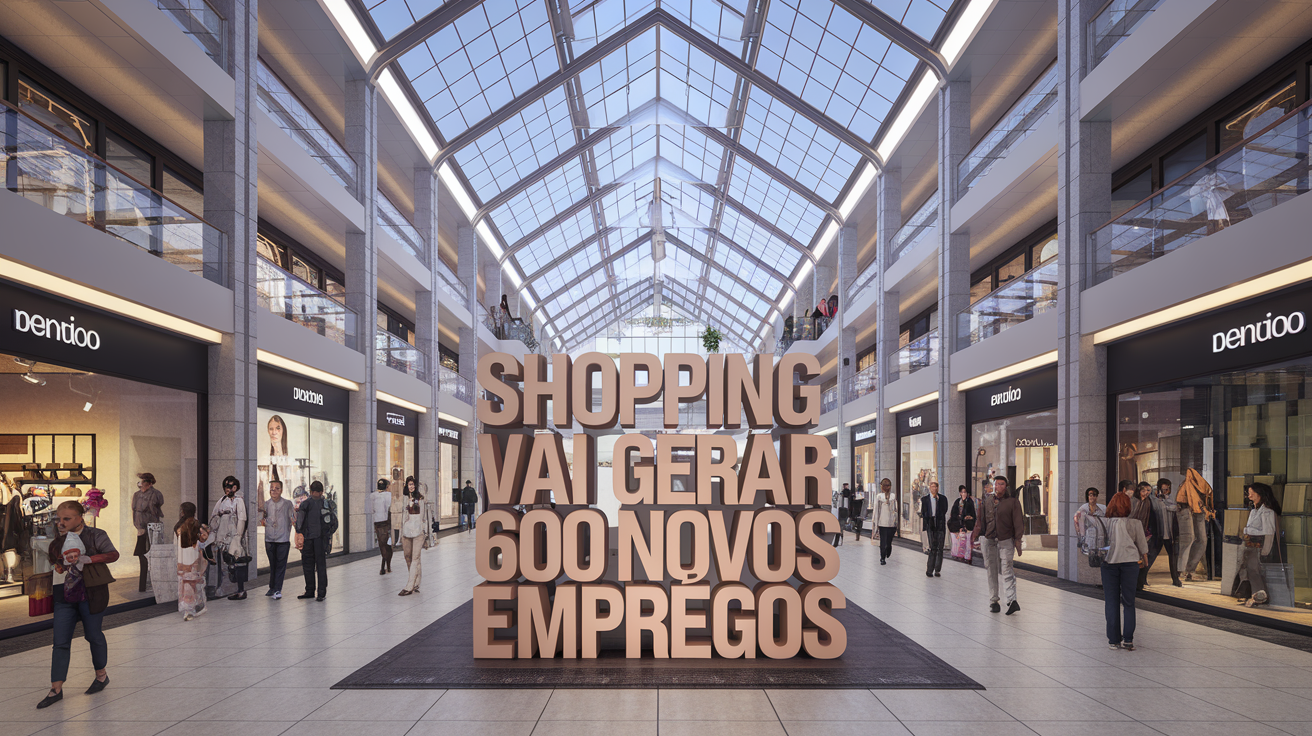 Novo shopping chega em cidade brasileira com promessa de gerar 600 vagas de emprego