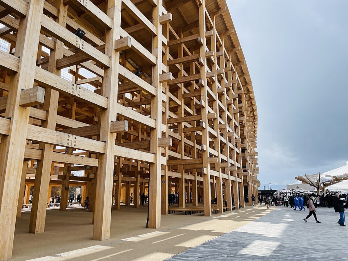 Grand Ring, Japão, maior estrutura de madeira, Estrutura de madeira