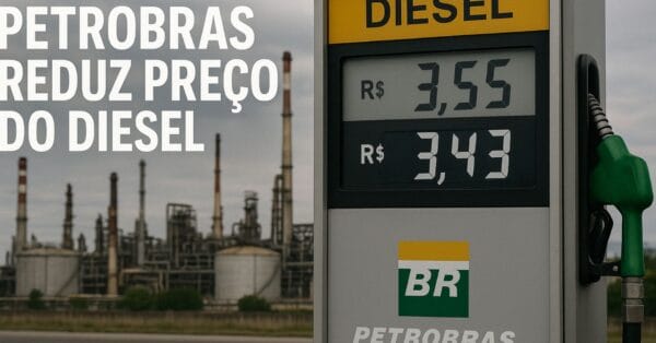 Petrobras anuncia segunda redução no preço do diesel em abril; litro nas refinarias será de R$ 3,43 a partir de sexta-feira