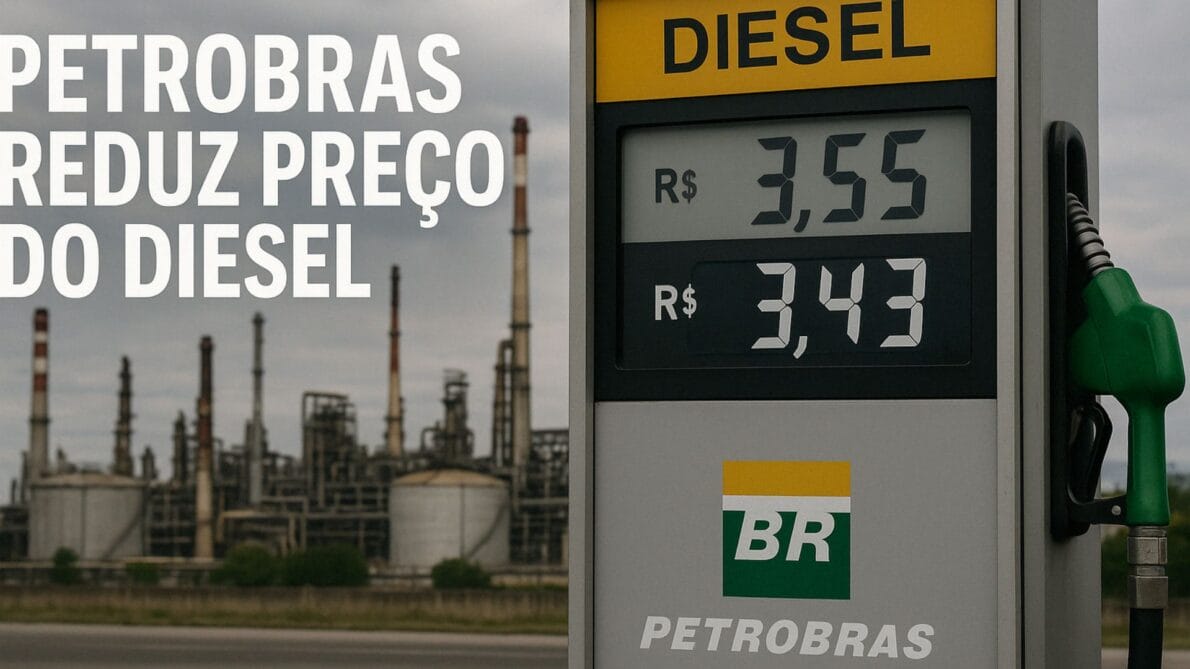 Petrobras anuncia segunda redução no preço do diesel em abril; litro nas refinarias será de R$ 3,43 a partir de sexta-feira