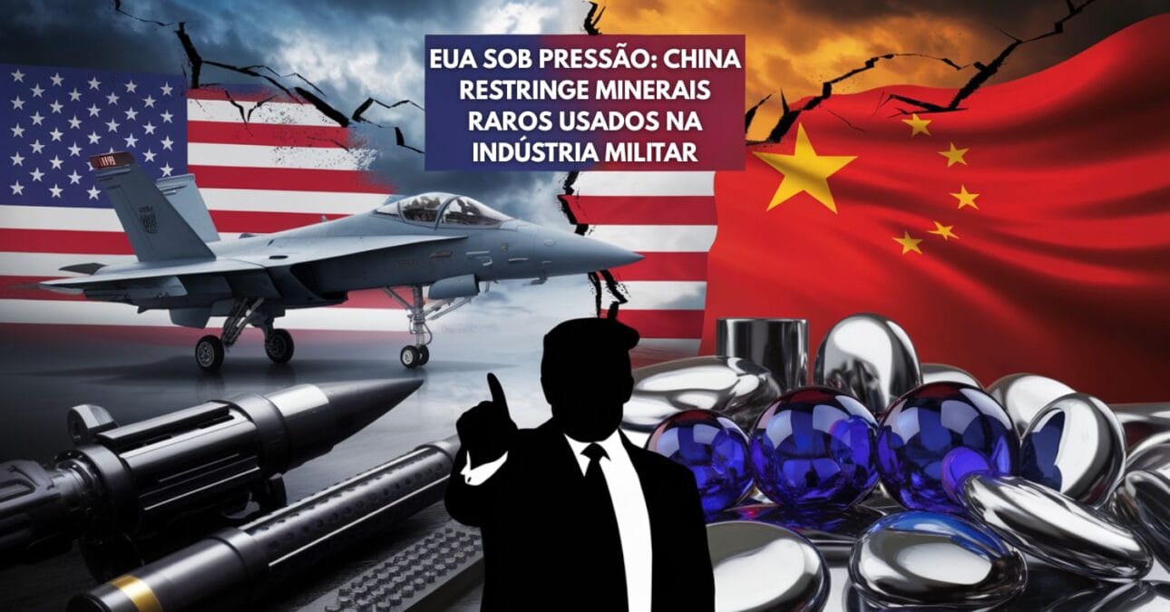 Restrições da China à exportação de minerais raros levantam preocupações sobre impacto em programas militares dos EUA
