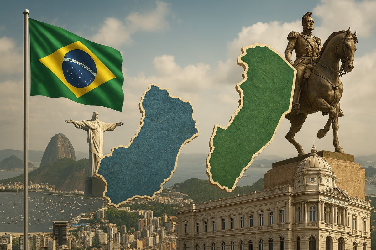 Rio de Janeiro e Espírito Santo dividem o mapa, mas não dividem a mesma história