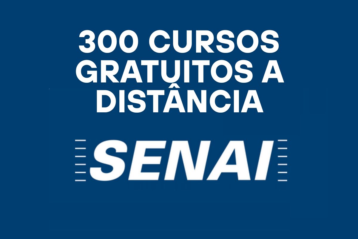 nscreva-se nos cursos gratuitos a distância do SENAI! 300 vagas EAD em Logística e Manutenção. Grátis, 3 semanas. Inscrições até 9 de maio. Vagas limitadas!