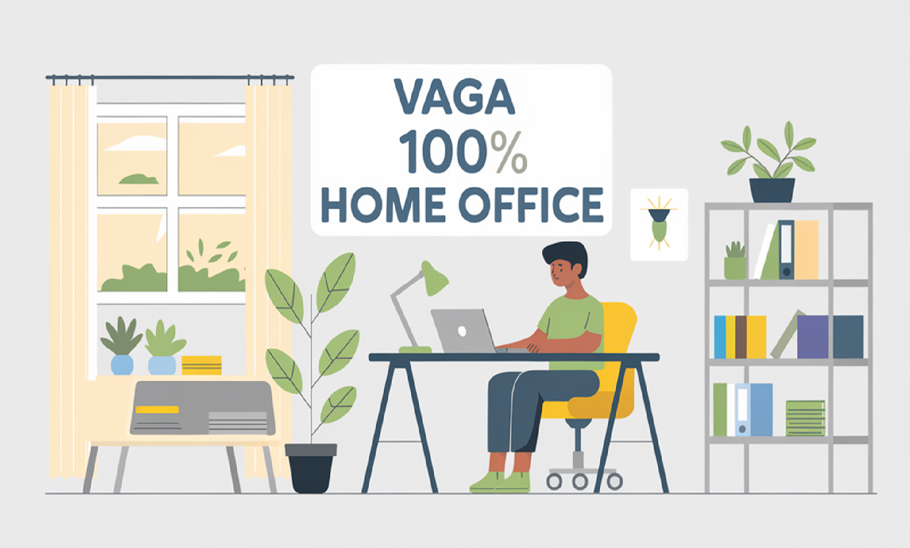 home office, remoto, vaga