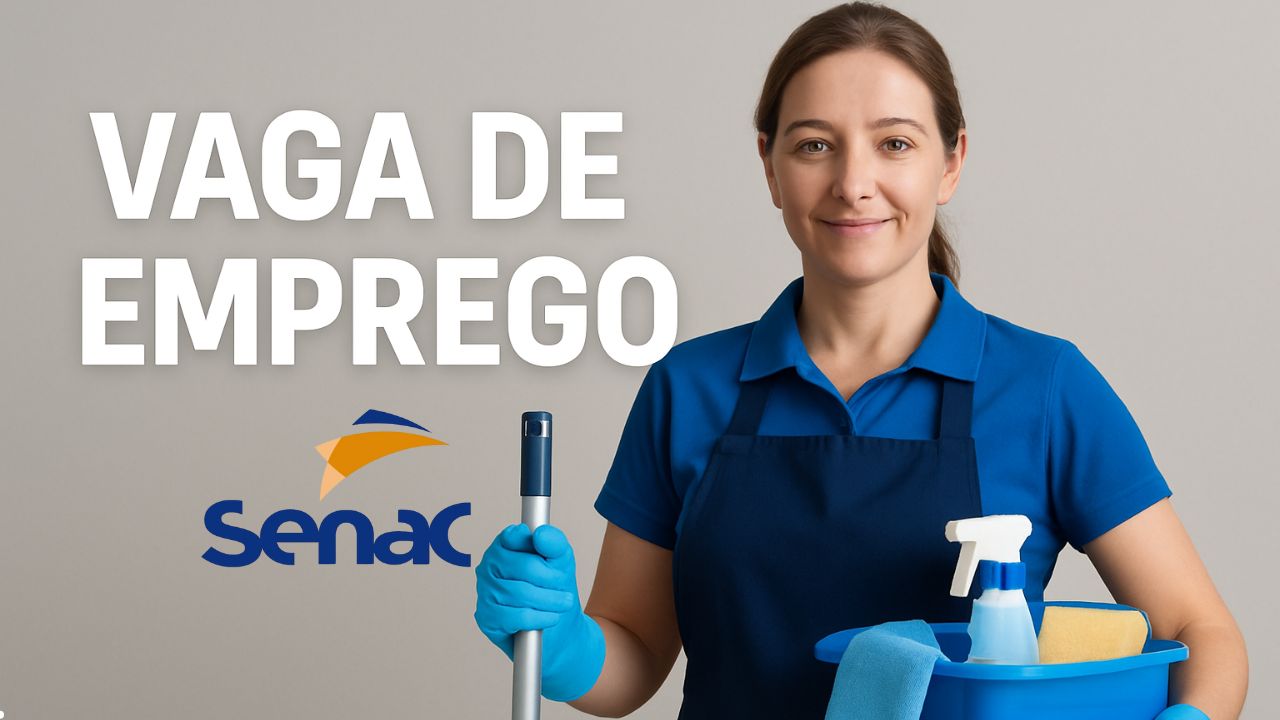 Senac Minas procura interessados em trabalhar de segunda a sexta como auxiliar de serviços gerais: Veja como garantir a vaga