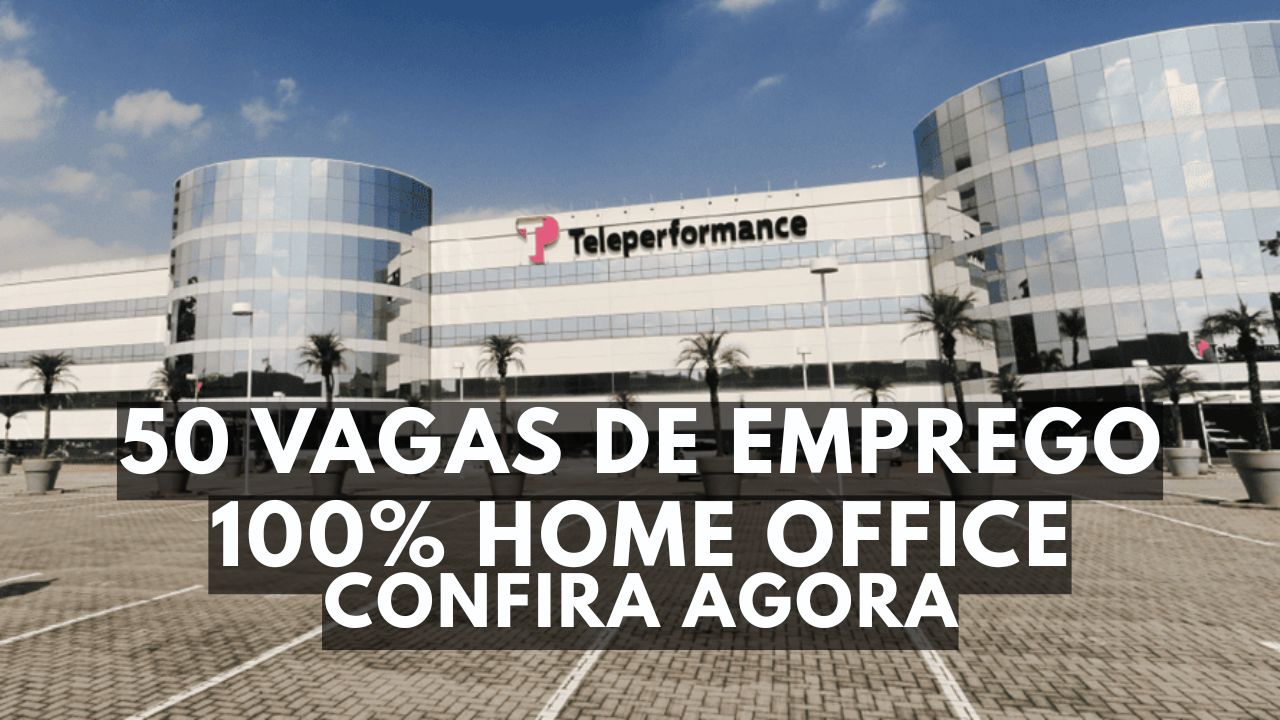 Teleperformance abre 50 vagas de emprego home office para SAC de distribuidora de bebidas com salário de R$ 1.412,00, plano de carreira e benefícios completos
