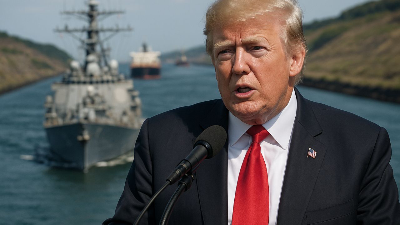 Trump quer isenção para navios dos EUA nos canais do Panamá e de Suez