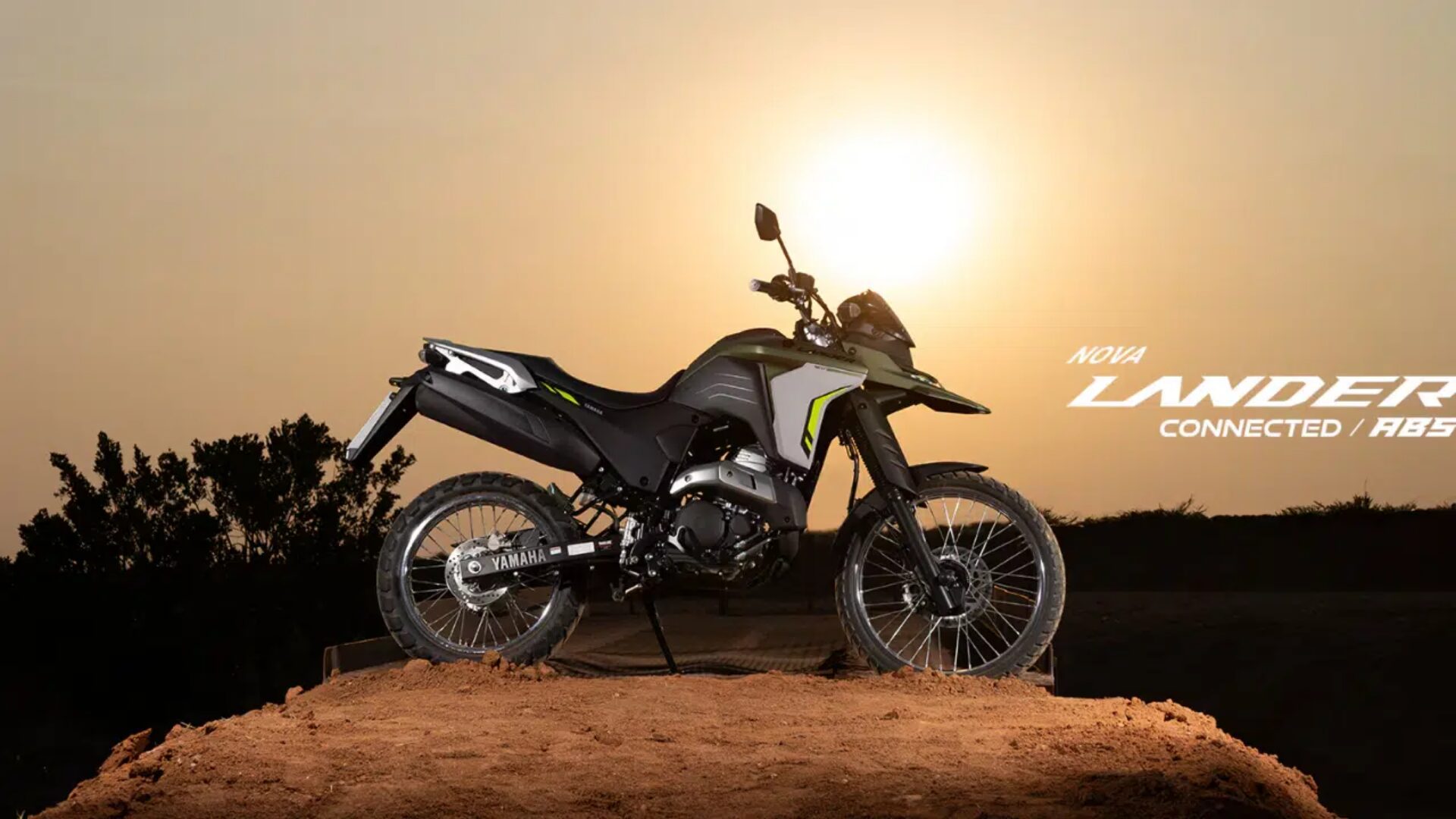 lander connected - yamaha - moto