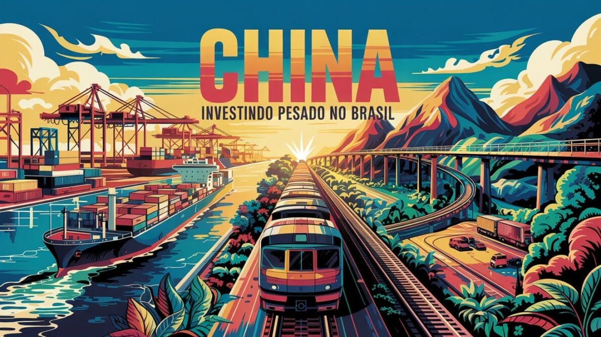 Brasil e China firmam megaprojeto de R$ 100 bi para ligar o Atlântico ao Pacífico por ferrovia e mudar o futuro da logística internacional.