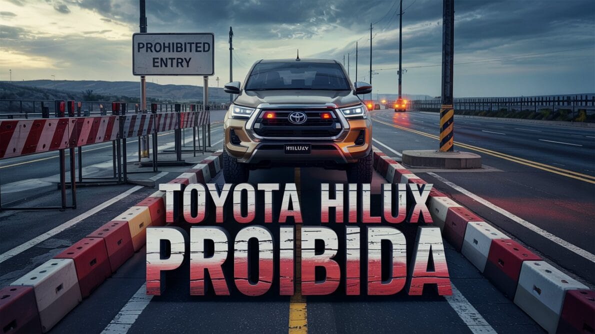 Entenda o motivo curioso que fez a Toyota Hilux ser proibida nos Estados Unidos, desafiando as expectativas de um mercado apaixonado por picapes.