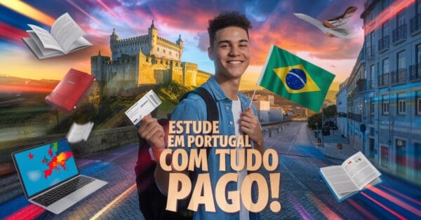 Ifac abre vagas para intercâmbio em Portugal com tudo pago e bônus de R$ 30 mil. Oportunidade única para estudantes brasileiros!