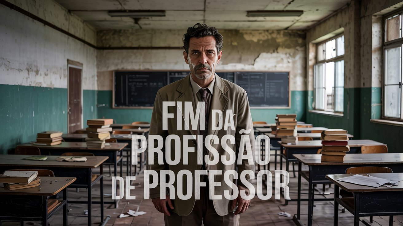 Professores adoecem, abandonam a carreira e enfrentam o caos. Entenda por que a educação brasileira caminha rumo ao colapso.
