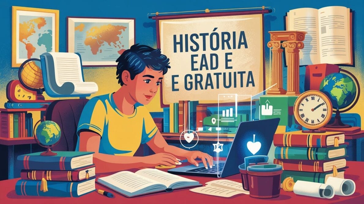 UFSC abre 150 vagas em curso de História EAD gratuito! Estude sem sair de casa em uma das melhores universidades do Brasil.