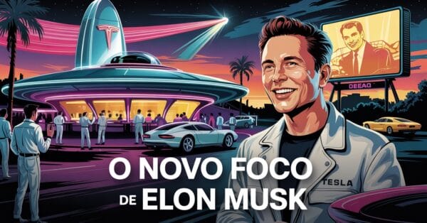 Tesla vai lançar restaurante retrô em LA com cinema e recarga elétrica. Ousado, futurista e polêmico como Elon Musk!