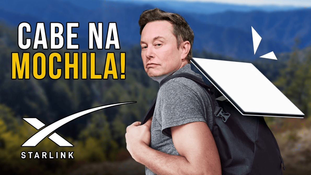 Starlink Mini es tan pequeña que cabe hasta en la mochila.