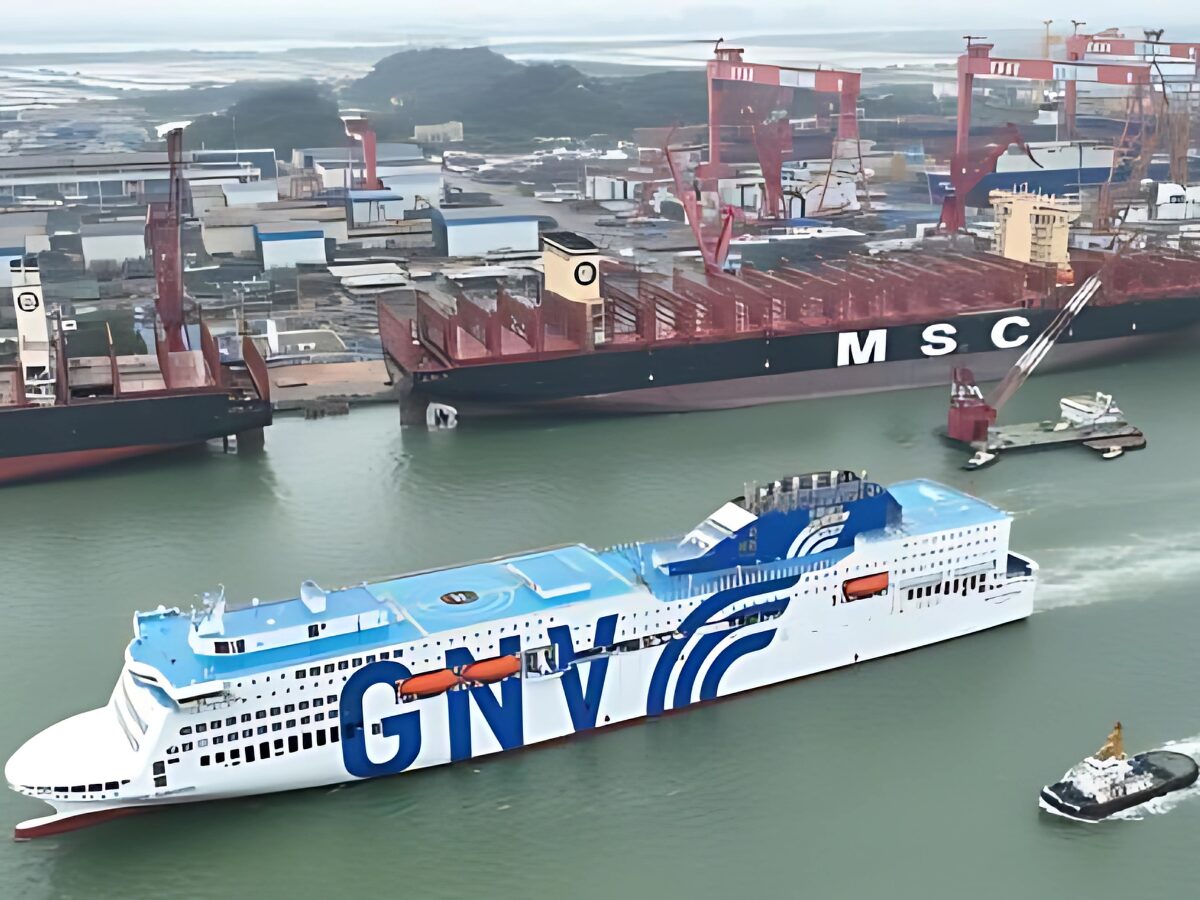 A entrega das embarcações fortalece parceria com a MSC, evidenciando o protagonismo da China no desenvolvimento de tecnologias sustentáveis. 