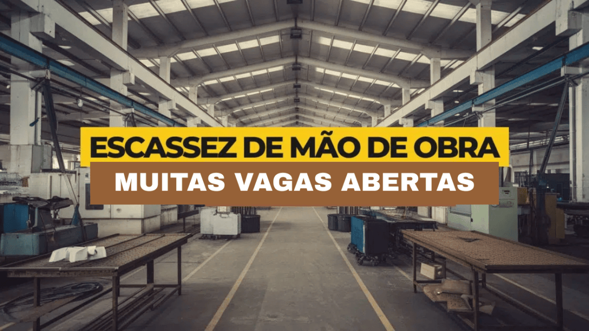 Escassez de mão de obra atinge setores como construção, varejo e tecnologia, deixando milhões de vagas de emprego abertas e travando o crescimento das empresas.