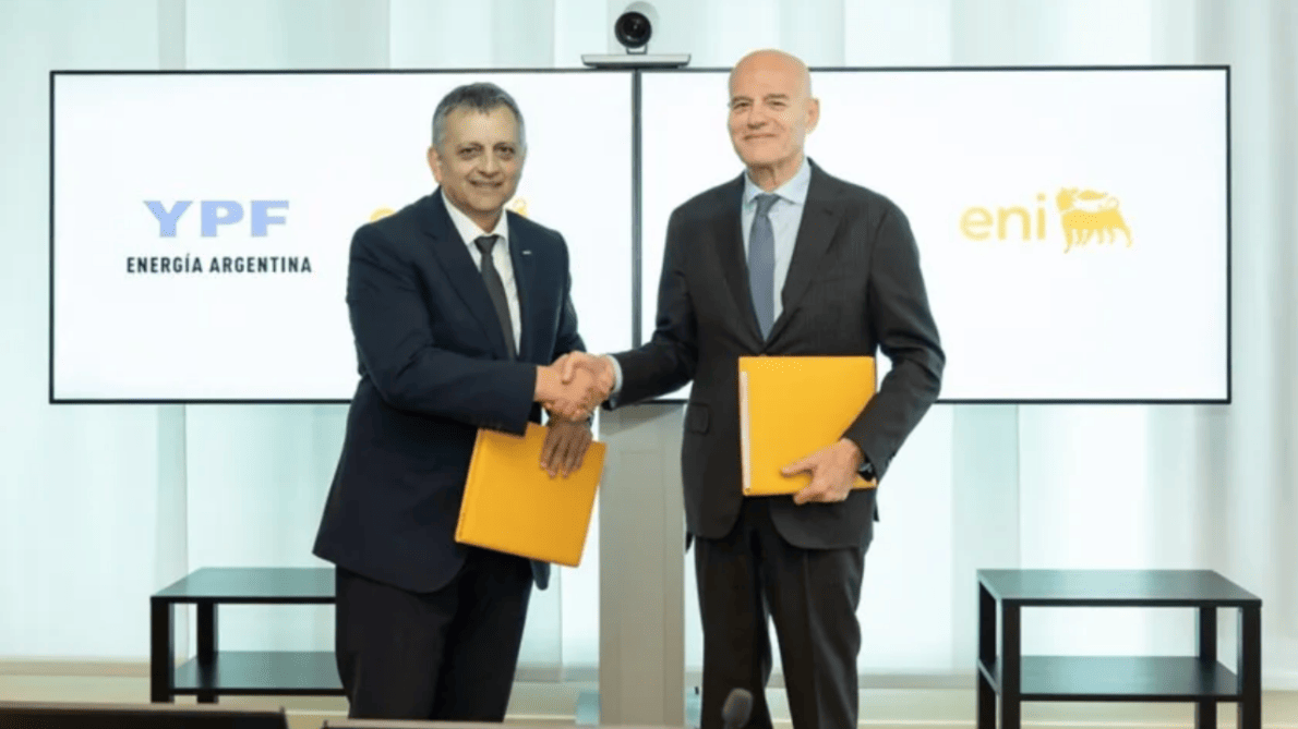 ENI e YPF fecham acordo estratégico para liquefação e exportação de gás natural de Vaca Muerta, ampliando o potencial energético da Argentina
