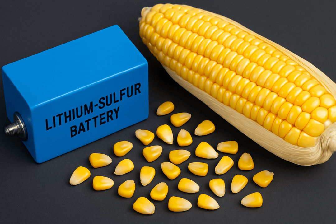 proteína de milho, baterias de lítio