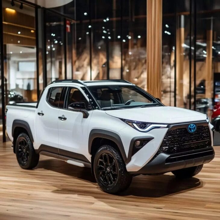 La Toyota Stout Promete Agitar El Mercado De Pickup En Brasil Con Innovaciones Tecnológicas Y Motorización Híbrida. (Foto Proyección: Motor Zoom)