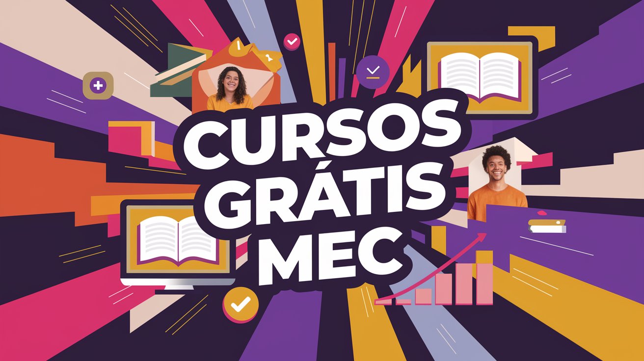 Mais de 30 cursos gratuitos com certificado do MEC já estão disponíveis! Faça agora e turbine seu currículo com qualificação de peso!