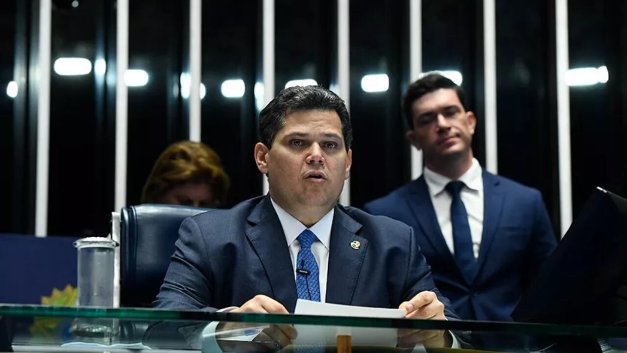 Presidente del Senado Davi Alcolumbre (União-AP).