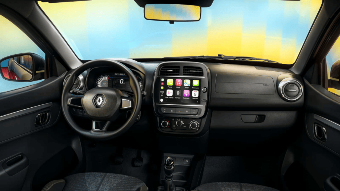 Interior del nuevo Renault Kwid 2026