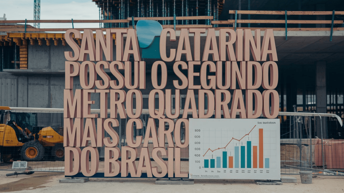 O estado de Santa Catarina possui o segundo maior custo da construção civil do Brasil. Veja valor por metro quadrado.