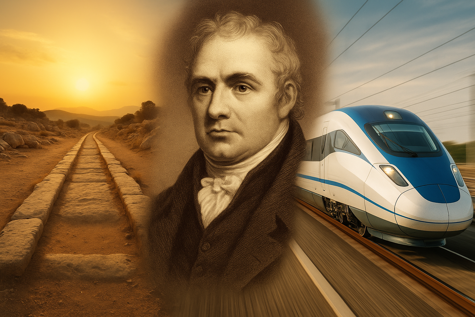 Ferrovias, trens, Trilhos, História