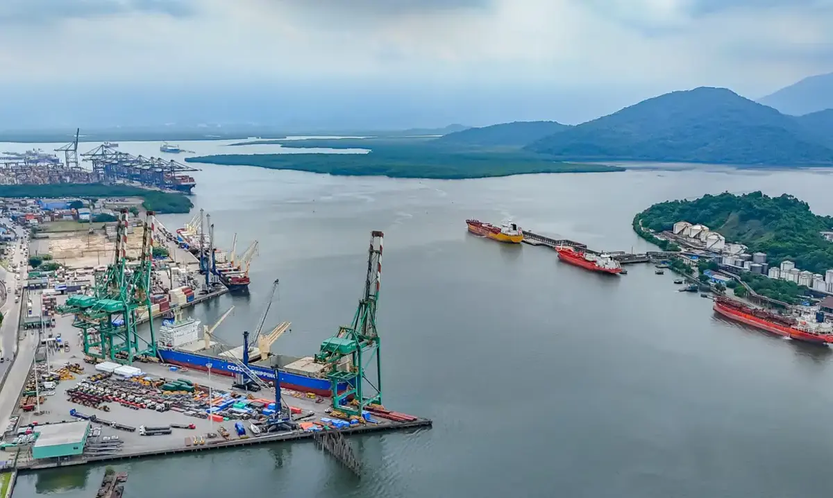 Santos-Guarujá, Túnel, Empresas chinesas