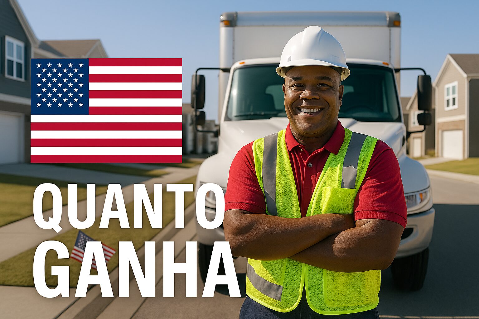 motorista de caminhão nos Estados Unidos