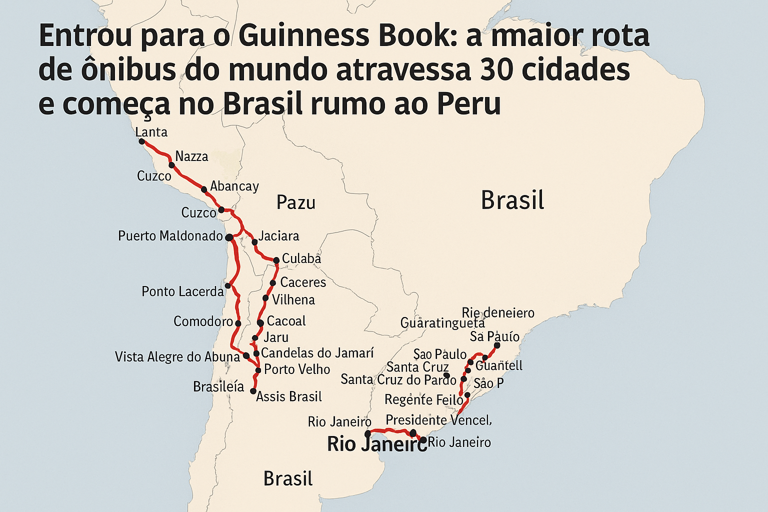 Rota de ônibus, Rota, ônibus