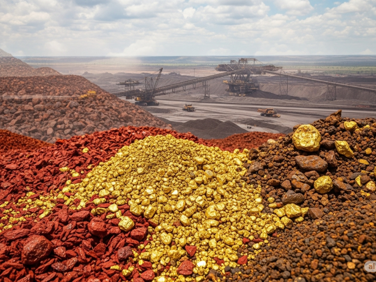 Explore a história da descoberta de bauxita em Porto Trombetas, Pará. Conheça as vastas reservas de mais de 1 bilhão de toneladas e a operação da MRN.